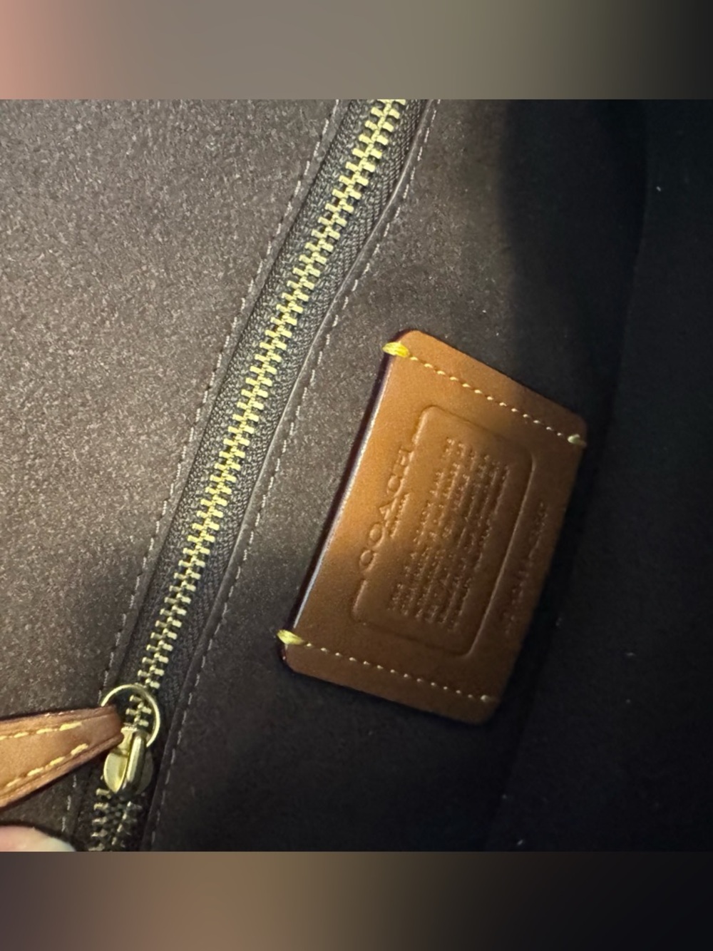 Coach Emmy 23 Saddle Bag in Maple - Picture 8 of 14